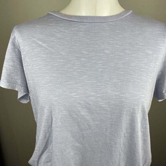 Marine Layer Top Womens Size Medium Blue Crewneck T Shirt Cotton Modal - Picture 2 of 8